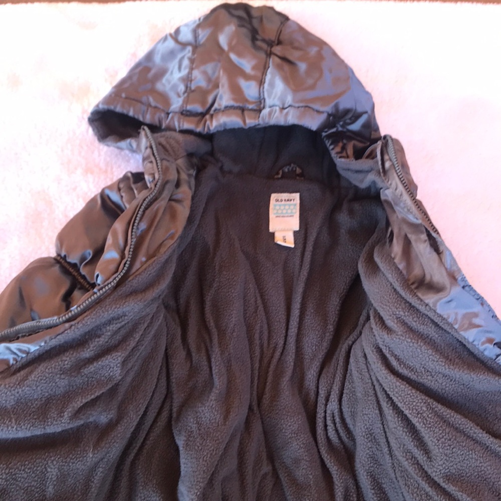 Metallic puffer jacket - Picture 2 of 3
